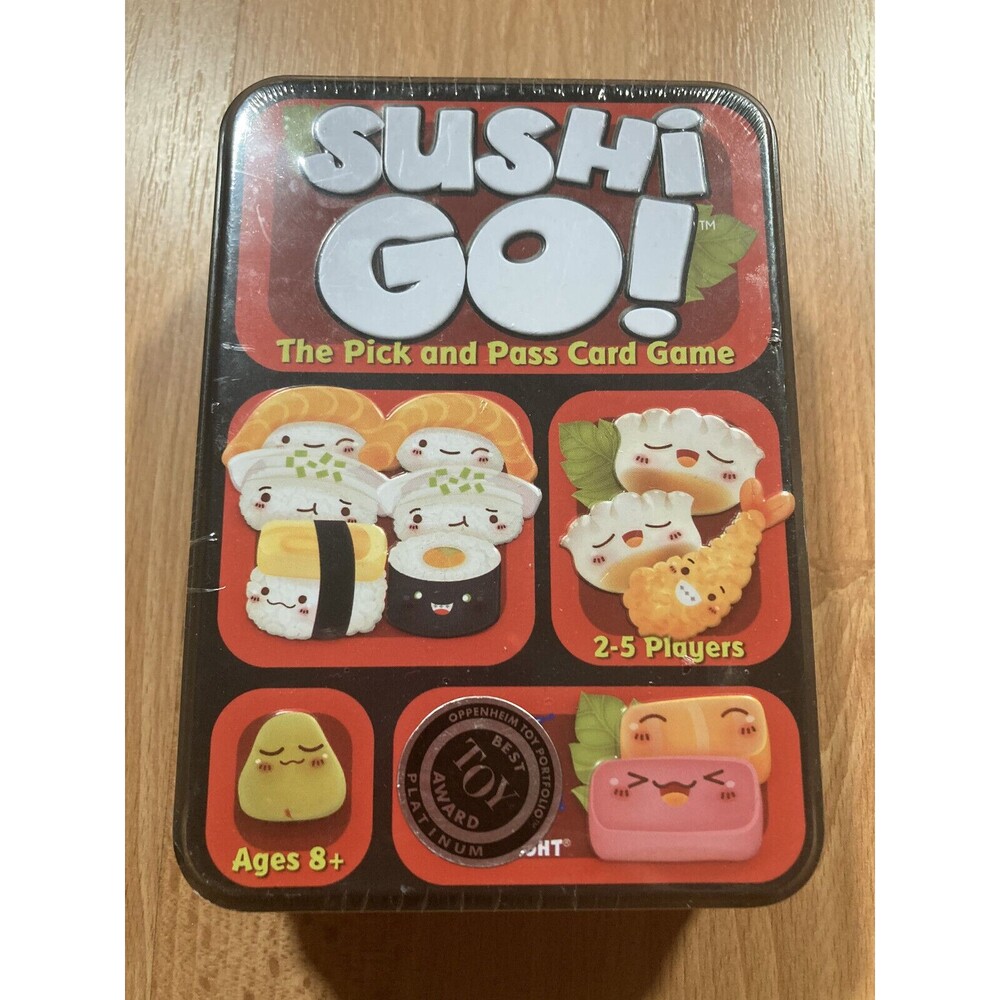Sushi Go! The Pick and Pass Card Family Game 2-5 Players Quick Game New Sealed